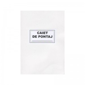 Caiet de pontaj A5, 50 file 6.722689