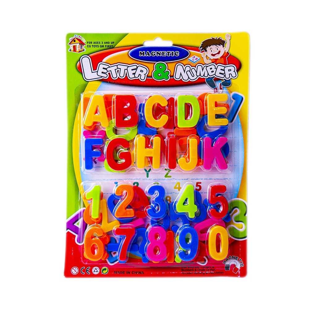 Litere majuscule+ cifre magnetice, 1 set/blister 8207 11.344538