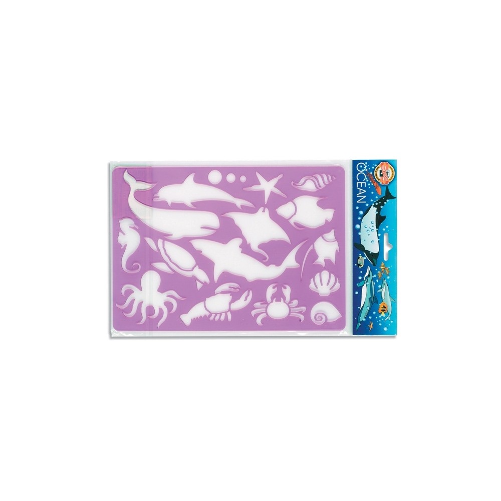 Sablon animale oceanice, 26,5x18,5 cm - Koh-I-Noor K982003 6.722689