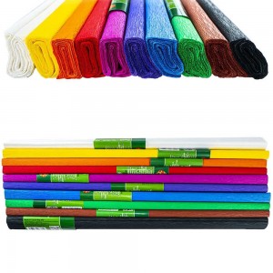 Hartie creponata 200x50cm, Mix, 10 cul./set - Koh-I-Noor K9755-37 17.647059