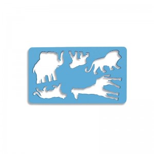 Sablon 5 animale salbatice, 21x18,5 cm - Koh-I-Noor K749060 5.042017