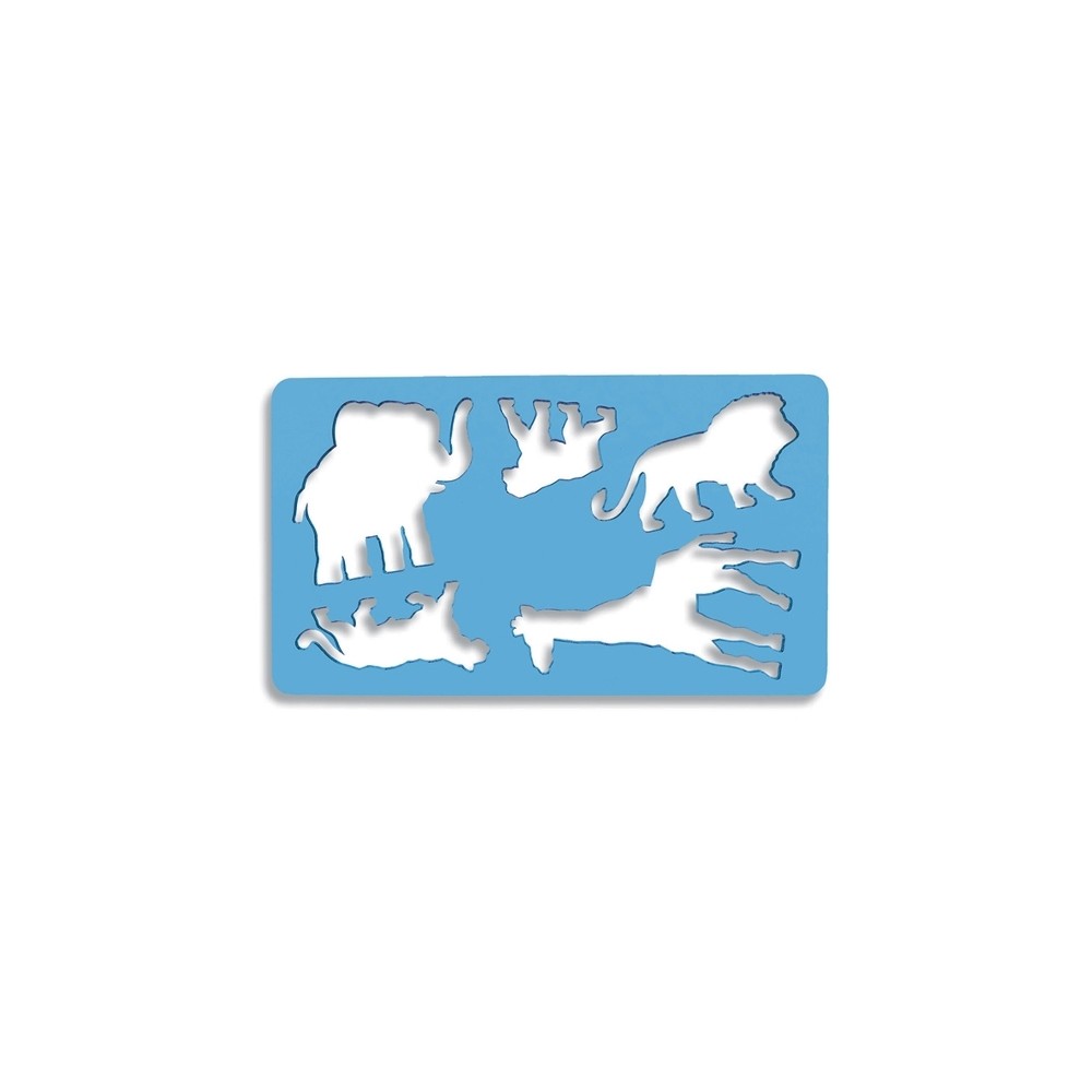 Sablon 5 animale salbatice, 21x18,5 cm - Koh-I-Noor K749060 5.042017