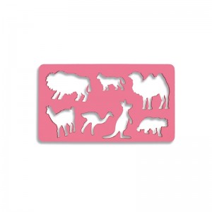 Sablon 7 animale salbatice, 21x18,5 cm - Koh-I-Noor K749058 5.042017