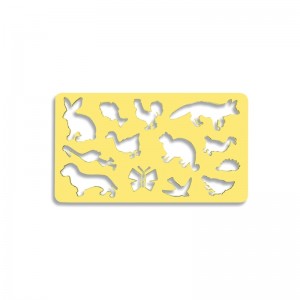 Sablon 13 animale diverse, 21x18,5 cm - Koh-I-Noor K749056 5.042017
