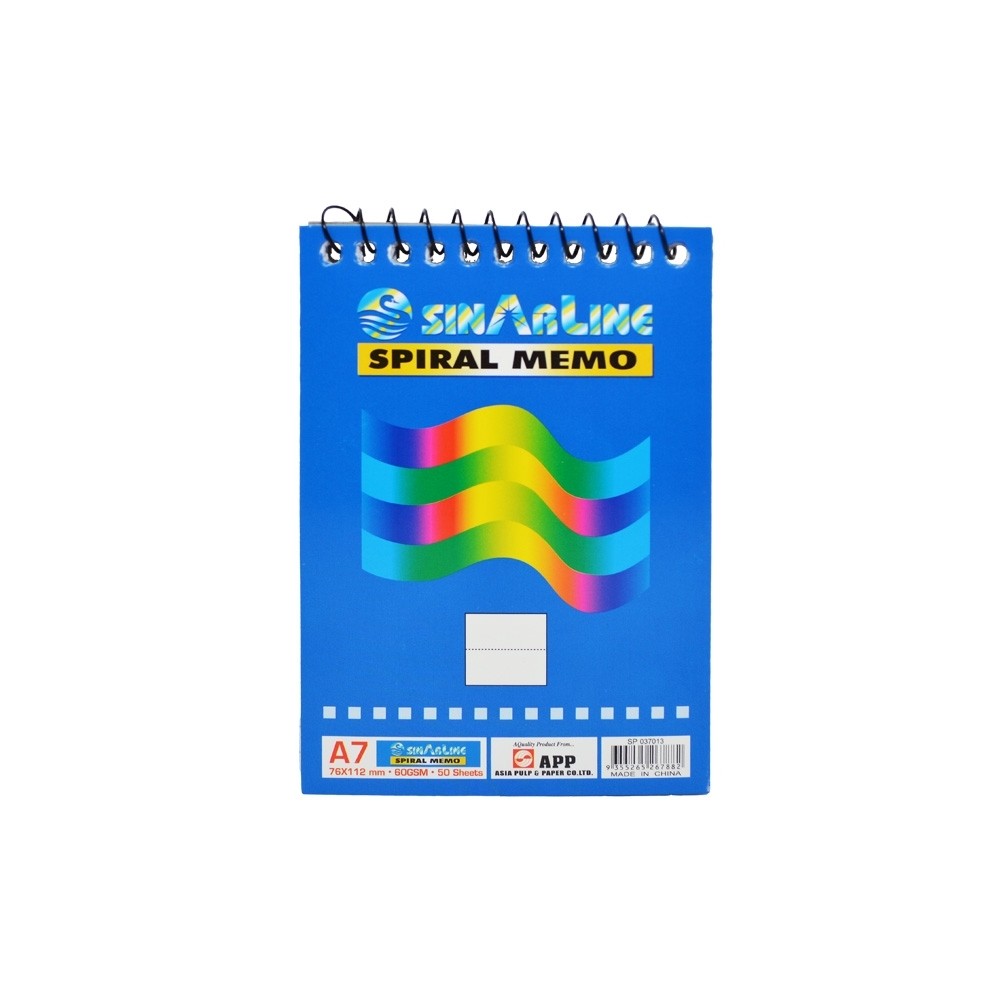 Notes A7, cu arc, 50 file, DR SP-037013 1.260504