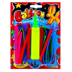 Baloane cu pompa, 16 buc/blister 138-1 5.882353