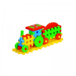 Cuburi constructii, 38x10,3x15 cm, Tractor - Tupiko KKTF-5784 31.092437