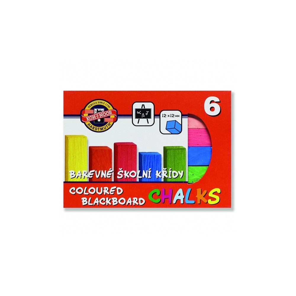 Creta scolara 6 culori/set - Koh-I-Noor K112505 6.302521
