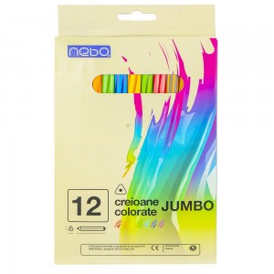 Creioane color jumbo 12 buc|set - NEBO 10.92437