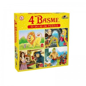 Puzzle 4 Basme Mari 12, 24, 42, 56 NOR5328/NOR2471/NOR4407 29.411765