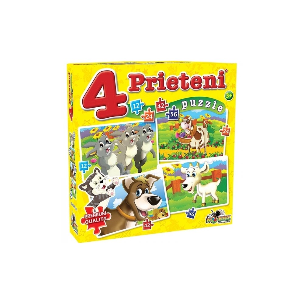Puzzle 4 Prieteni Mari 12, 24, 42, 56 NOR2488/NOR4421 29.411765