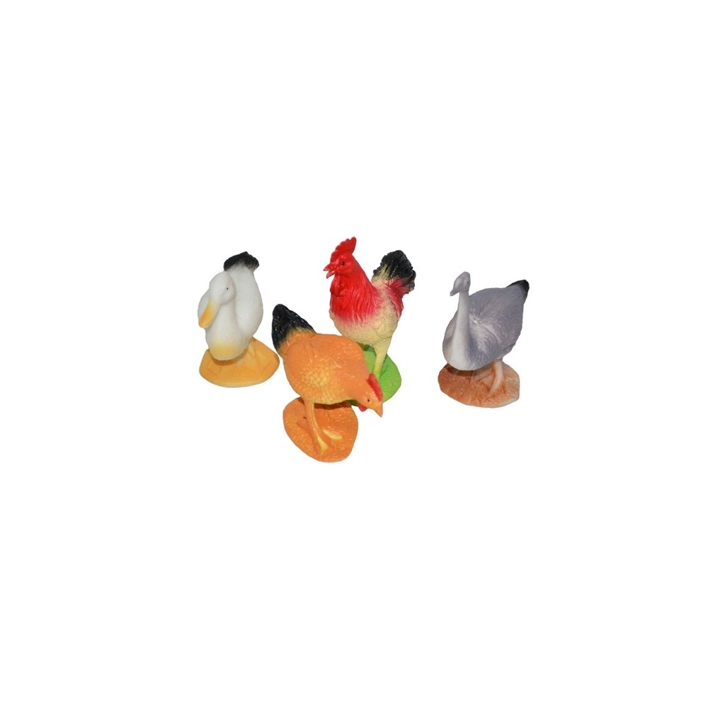 Figurine pasari domestice, 4 buc/ set J141 18.487395