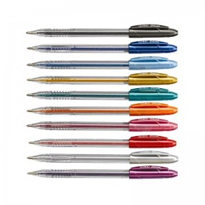 Pix cu gel si sclipici Shine set 10 culori 1mm - LINC 1001 14.285714