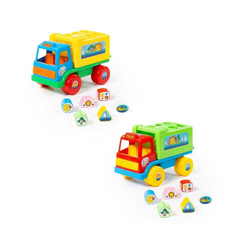 Camion educativ+forme, 26x16x17 cm, Cavallino 6370 30.252101