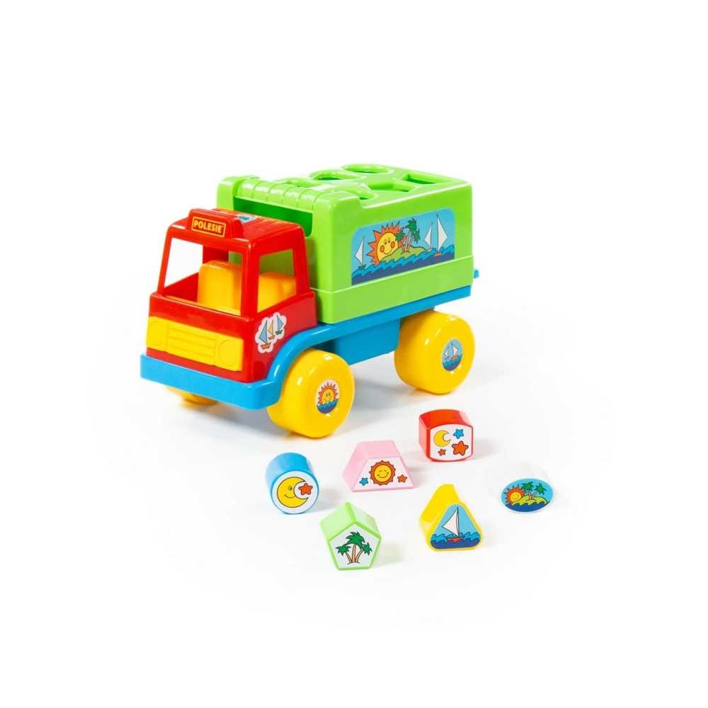 Camion educativ+forme, 26x16x17 cm, Cavallino 6370 30.252101