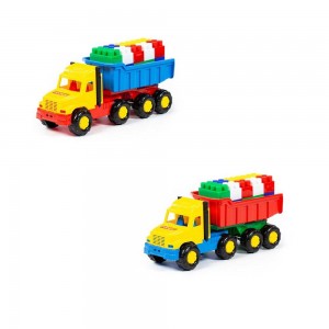 Camion + cuburi/17 piese - Favorite, 29x10x14 cm, Polesie 4239 24.369748