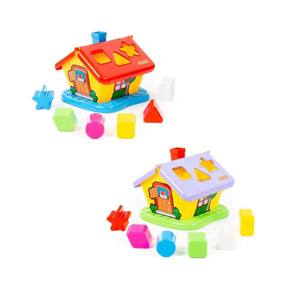 Casuta educativa + forme, 21x20x18 cm, Polesie 3354 24.369748