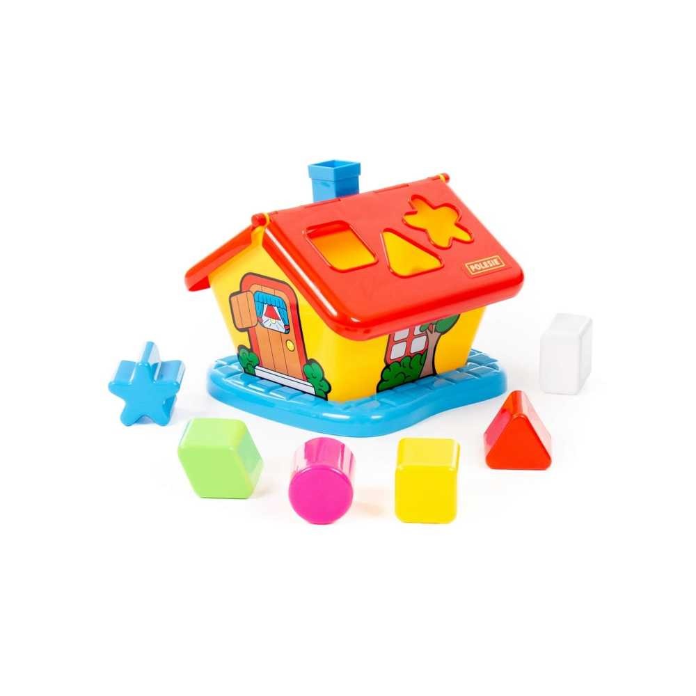 Casuta educativa + forme, 21x20x18 cm, Polesie 3354 24.369748