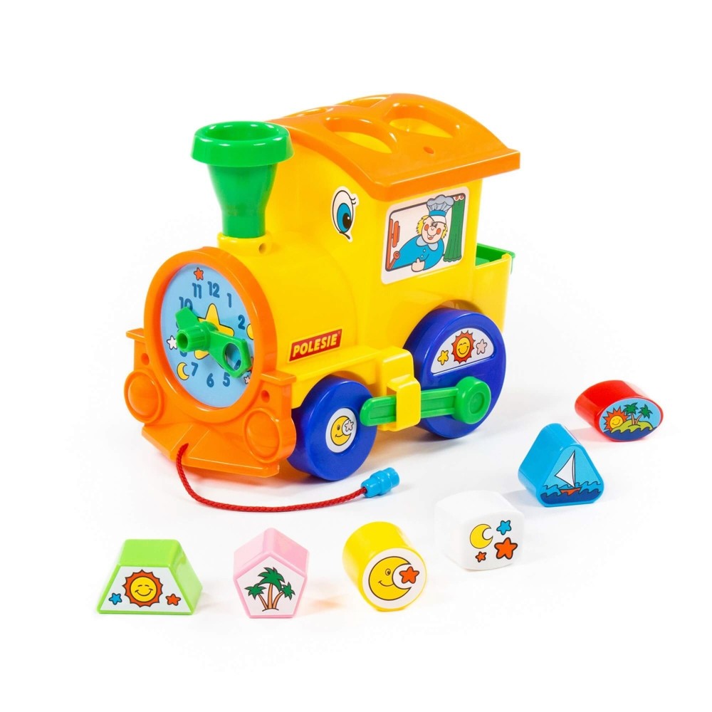 Locomotiva educativa+forme, 22x14x18 cm, Cavallino 6189 34.453782