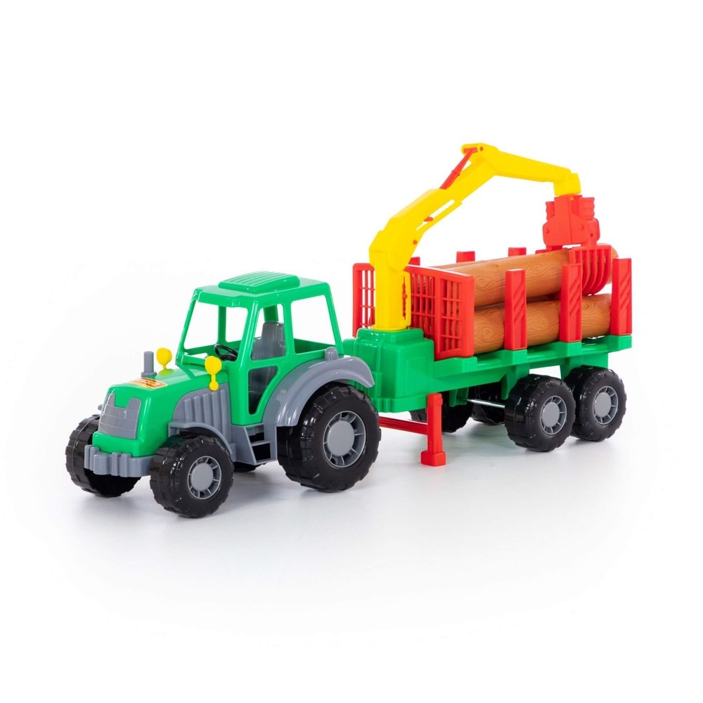 Tractor cu remorca + lemne - Altay, 61x17x25 cm, Polesie 35370 66.386555