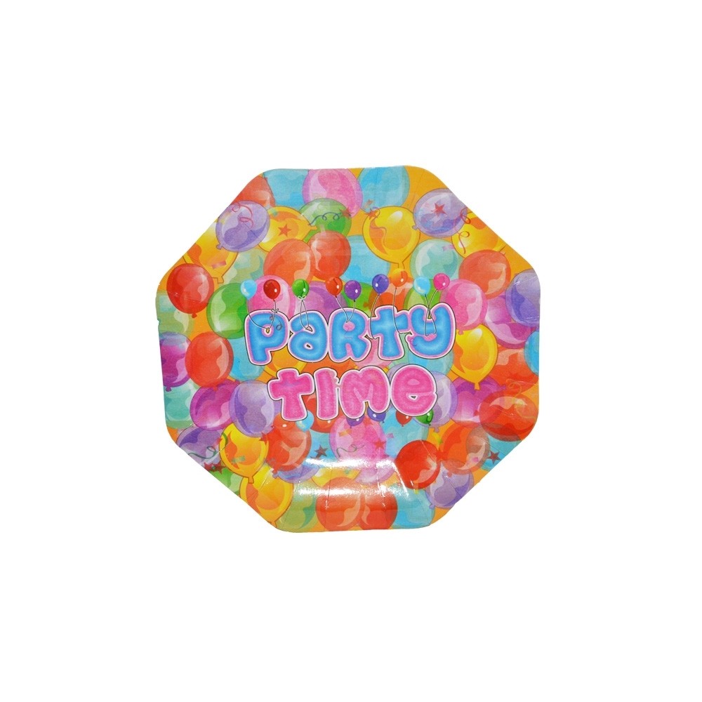 Farfurii carton, pt. party, 24 cm, 10 buc/set 733-24 4.621849