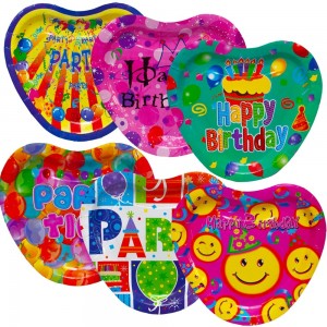 Farfurii carton, Inimioara, pt. party, 23 cm, 10 buc/set 733-23 4.621849