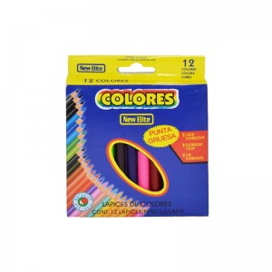 Creioane color New Elite 1/2 12 buc/cutie 1.680672