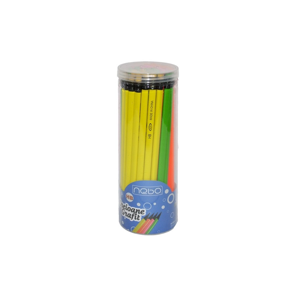 Creioane Neon Black Set 48 - NEBO 16348 35.294118