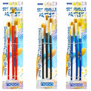 Pensule varf tesit, 3 buc/set - NEBO 16683 3.781513