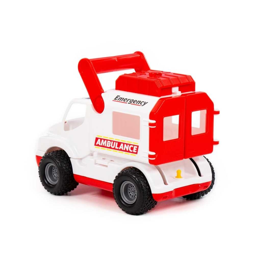 Ambulanta ConsTruck cu grip, 24x14x18 cm, Wader 0490 49.579832