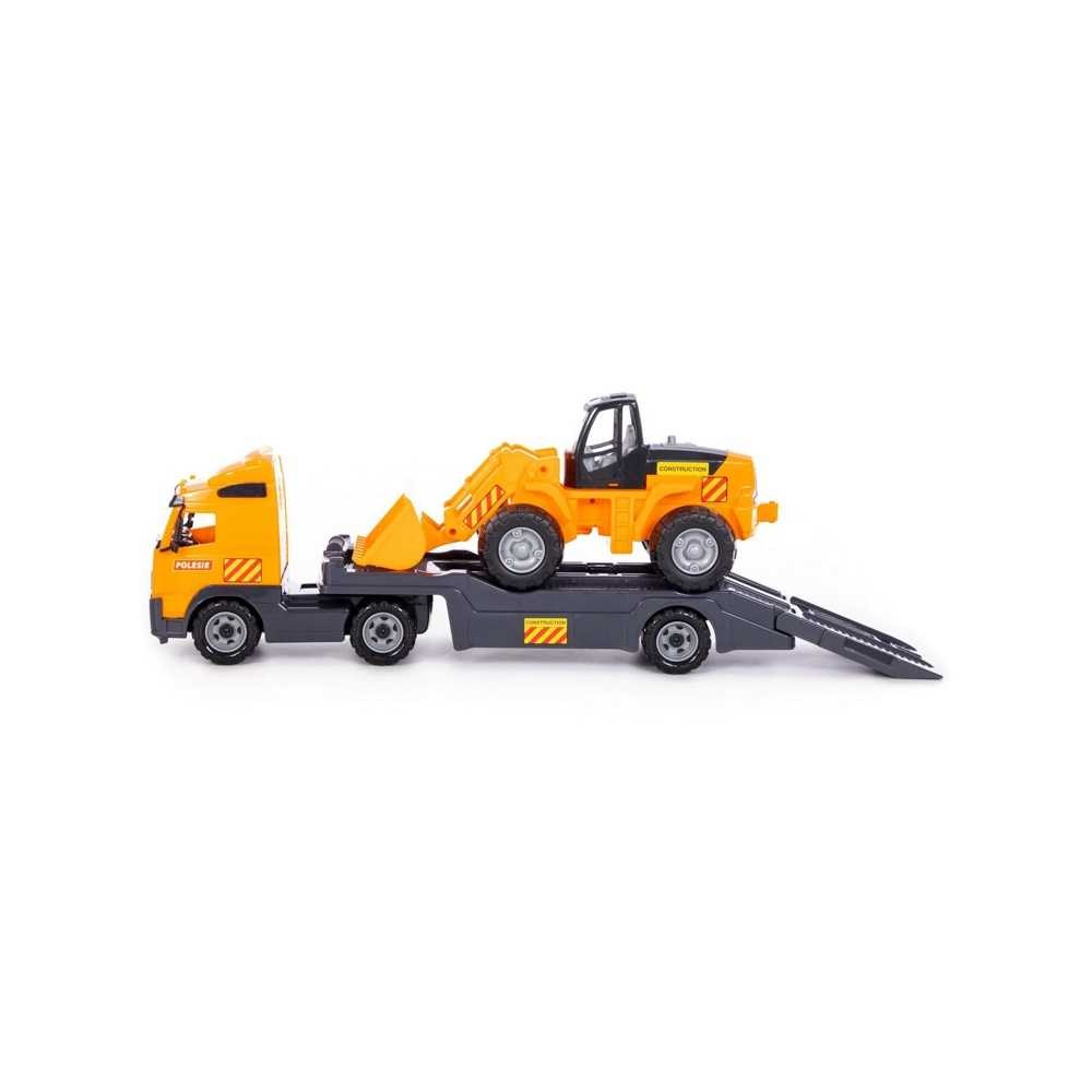 Trailer+excavator - Volvo PowerTruck, 89x19x25 cm, Wader 36803 147.058824
