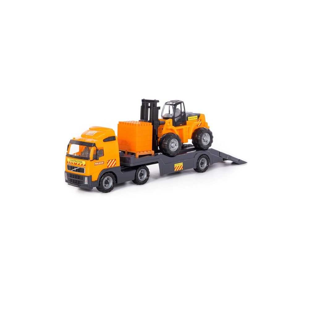 Trailer+stivuitor+palet cuburi - Volvo PowerTruck, 89x19x25 cm 36797 163.865546