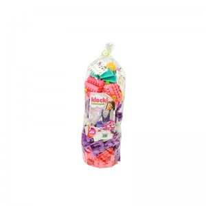 Cuburi constructii 200 piese, 28 mm, pentru fetite - Tupiko WKD-1721 67.226891