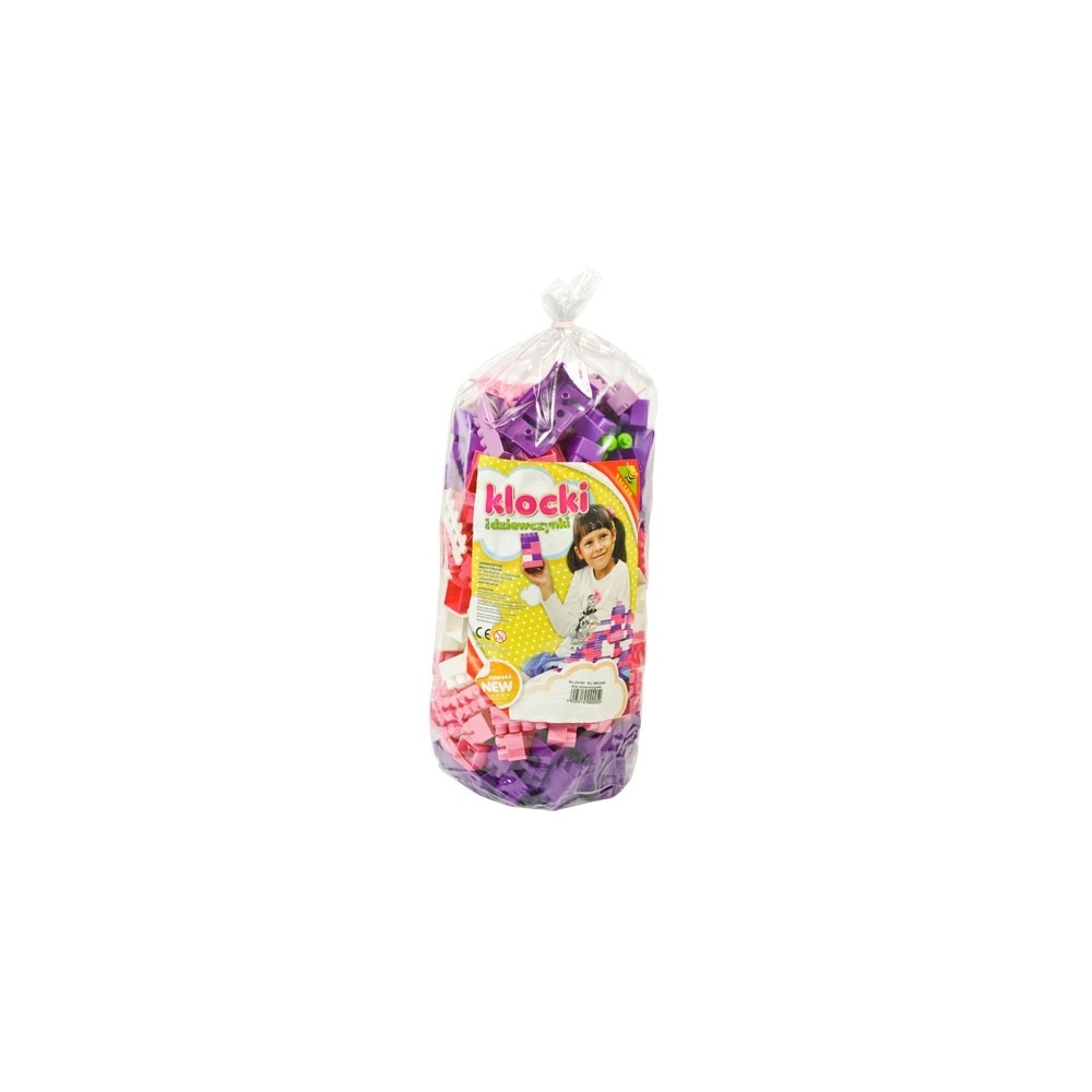 Cuburi constructii 345 piese, 28 mm, pentru fetite - Tupiko WOD-1745 109.243697