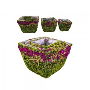 Ghiveci pentru flori, set 3, Cuib de pasare 28-4 45.378151