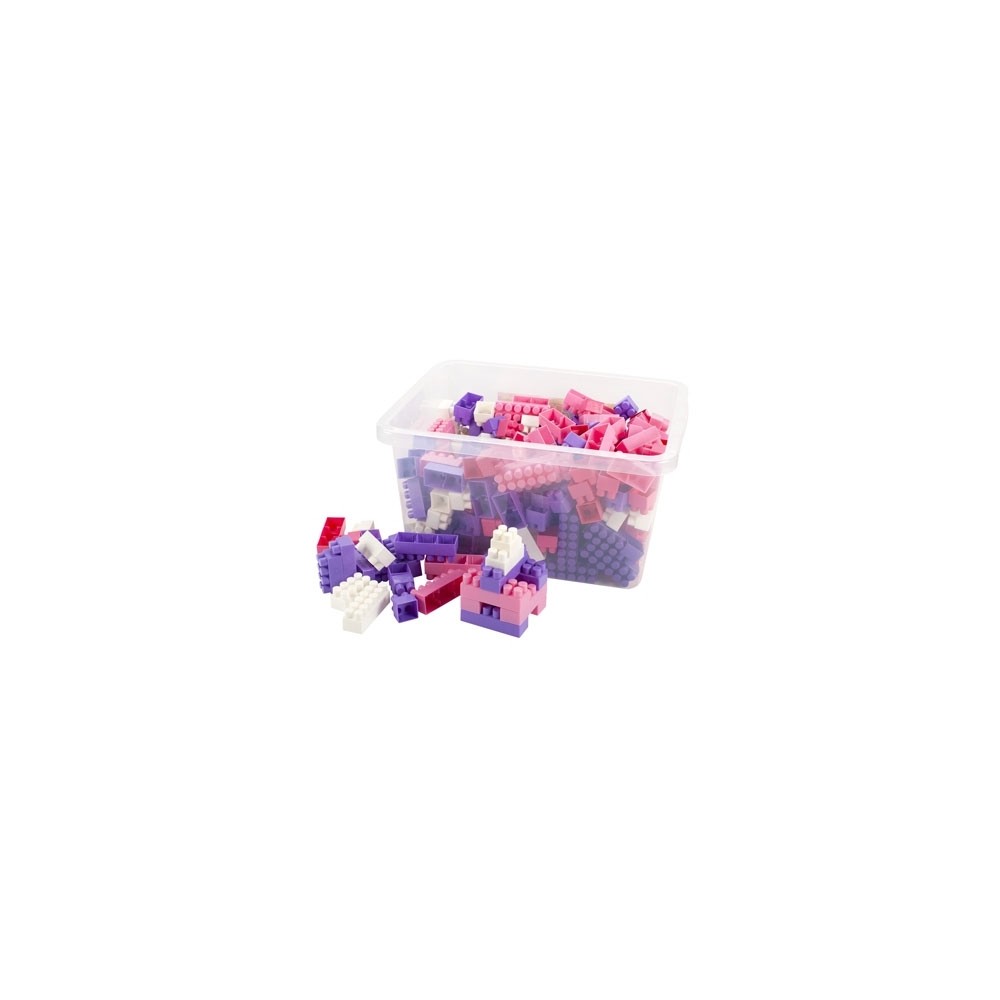 Cuburi constructii 300 piese/cutie, 28 mm, pentru fetite - Tupiko KPMD-1950 126.05042