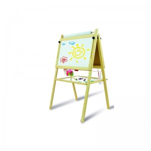 Tablita de lemn magnetica /ajustabila/ 2 fete/115cm + suport + accesorii - Tupiko TR-2148 320.168067