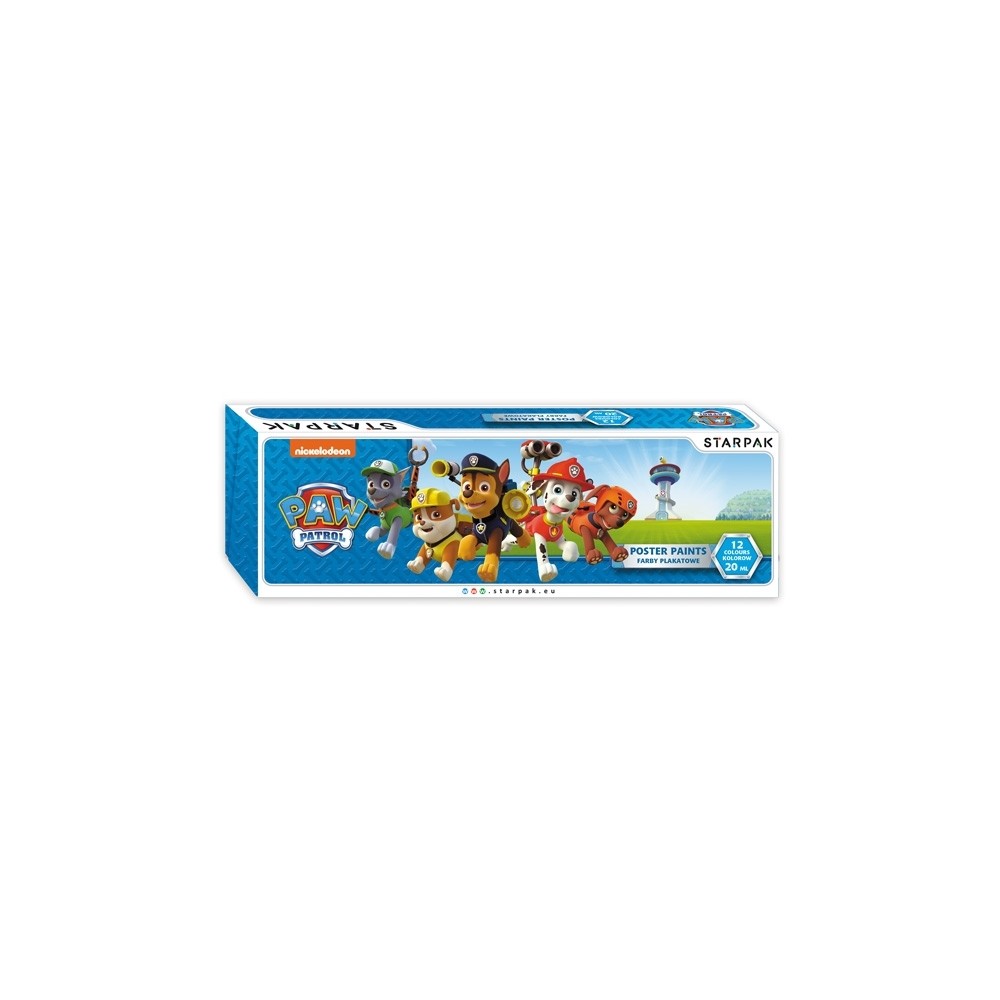 Guase Paw Patrol 20 ml 12 culori/set - STARPAK 352979 20.168067