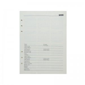Rezerva agenda B5 100 file|set - NEBO 16161 14.285714
