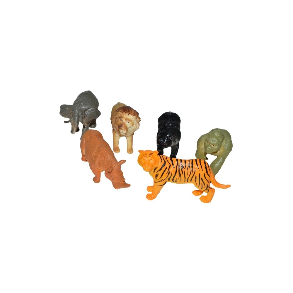 Figurine animale salbatice, 6 buc/ set 147-11 21.008403