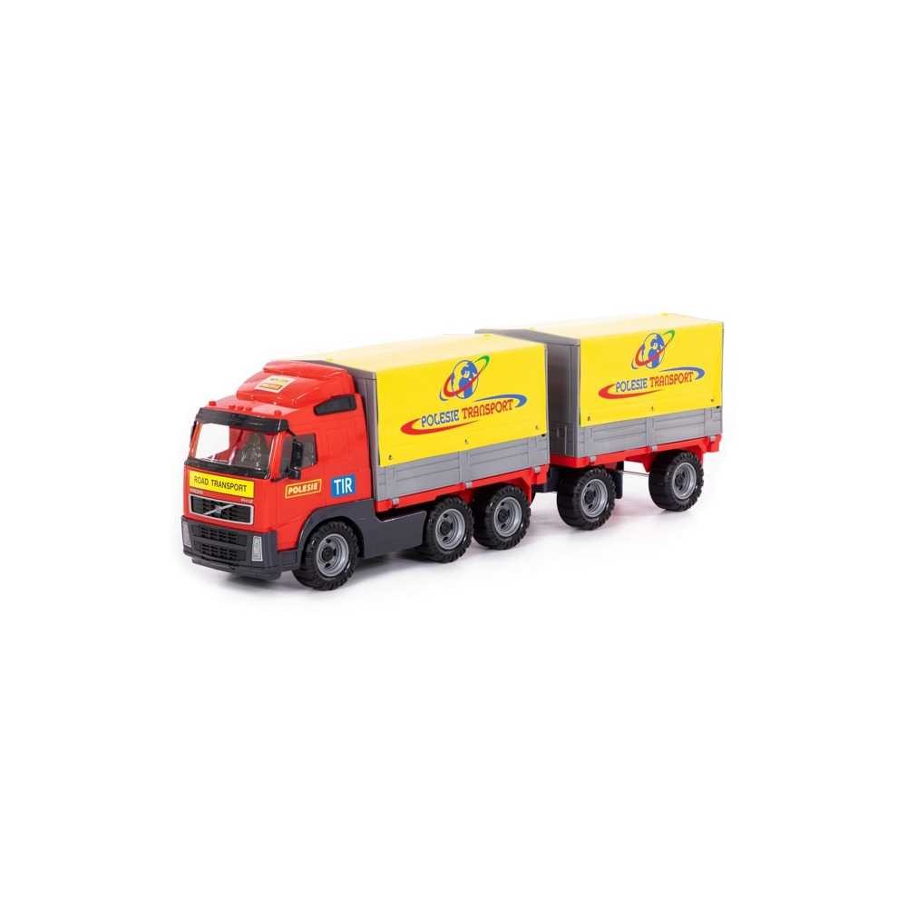 Camion cu remorca + prelata - Volvo PowerTruck, 77x19x25 cm, Wad 8732 142.857143