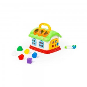 Casuta educativa + forme, 23x18x16 cm, Wader 48745 47.058824