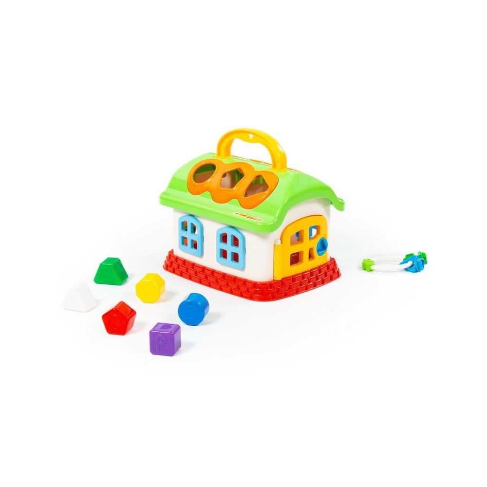 Casuta educativa + forme, 23x18x16 cm, Wader 48745 47.058824