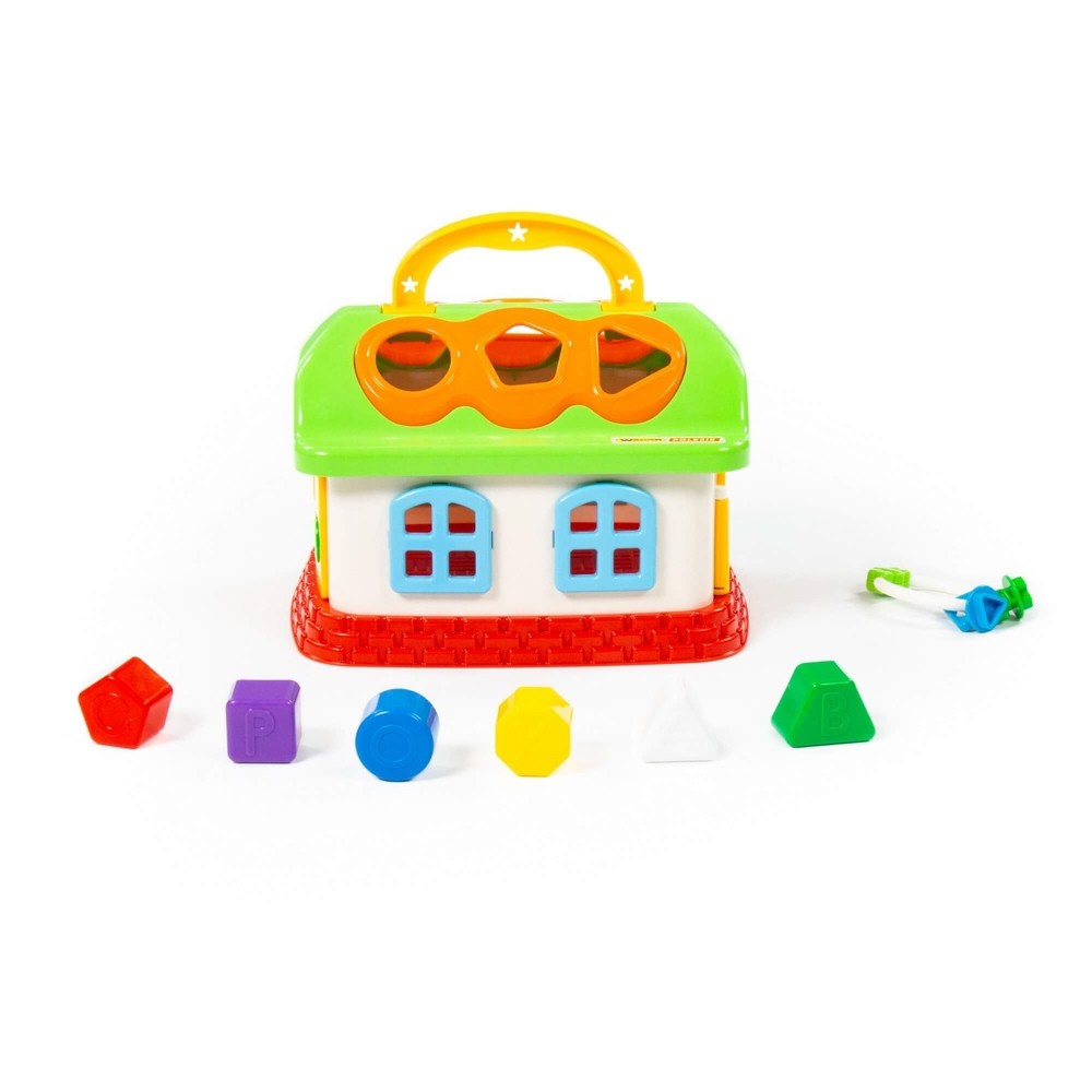 Casuta educativa + forme, 23x18x16 cm, Wader 48745 47.058824