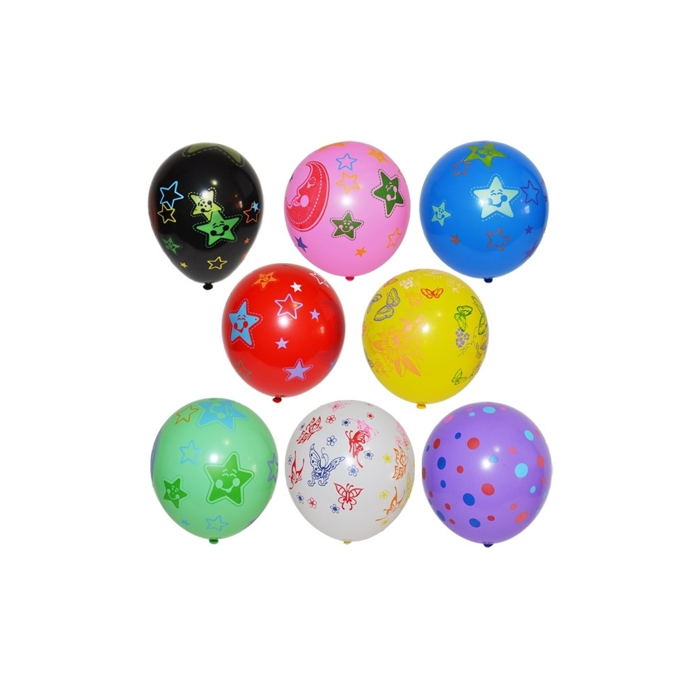 Baloane cu desene, 100 buc/set 46.218487
