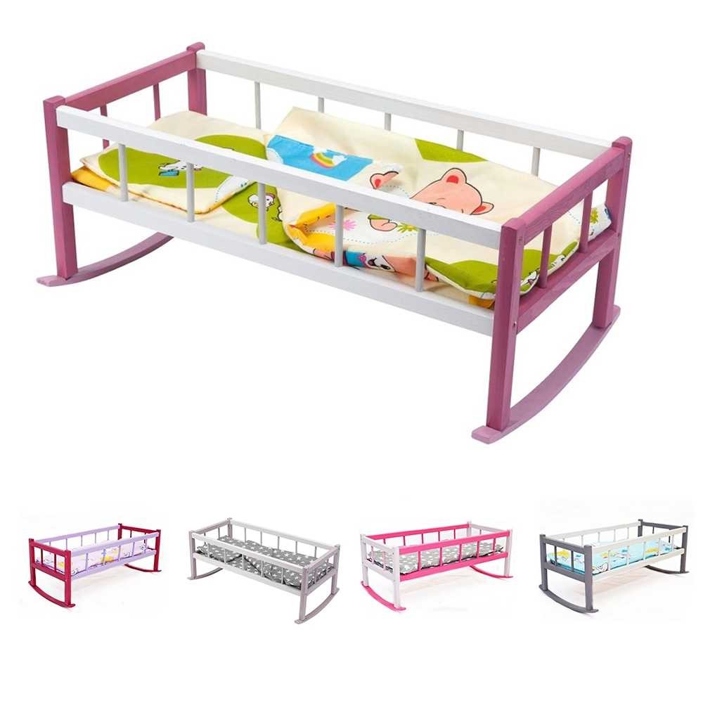 Patut balansoar pentru papusi, colorat, din lemn - Tupiko KDK-1639 109.243697