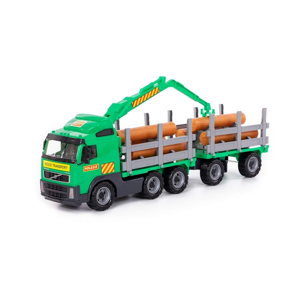 Trailer+remorca+lemne - Volvo PowerTruck, 77x19x25 cm, Wader 58348 150.420168