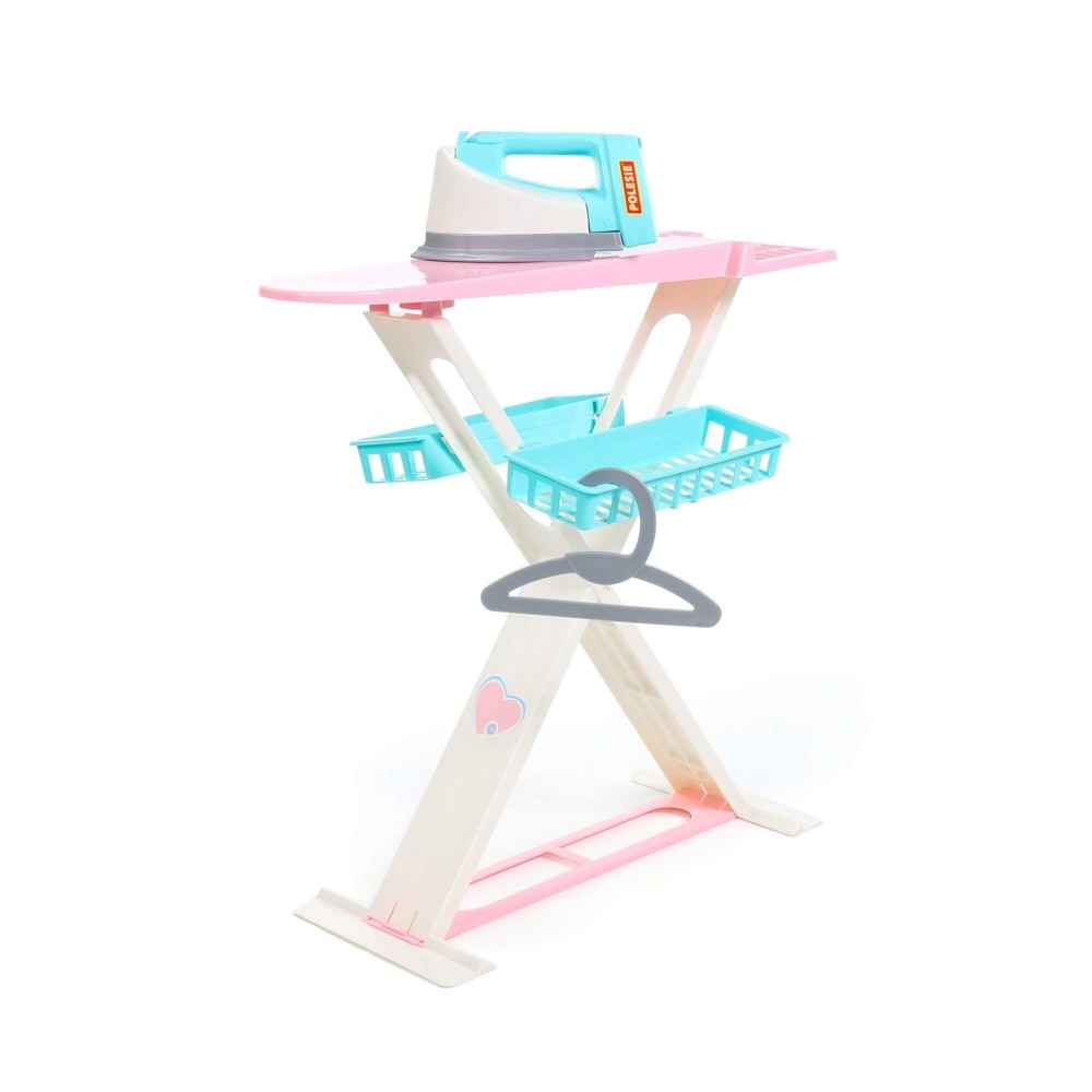 Masa calcat + fier calcat + accesorii, 62x25x49 cm, Polesie 43467 55.462185