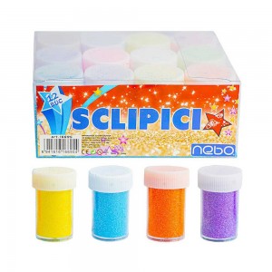 Sclipici neon 20 g Set 12 - NEBO 16695 11.764706