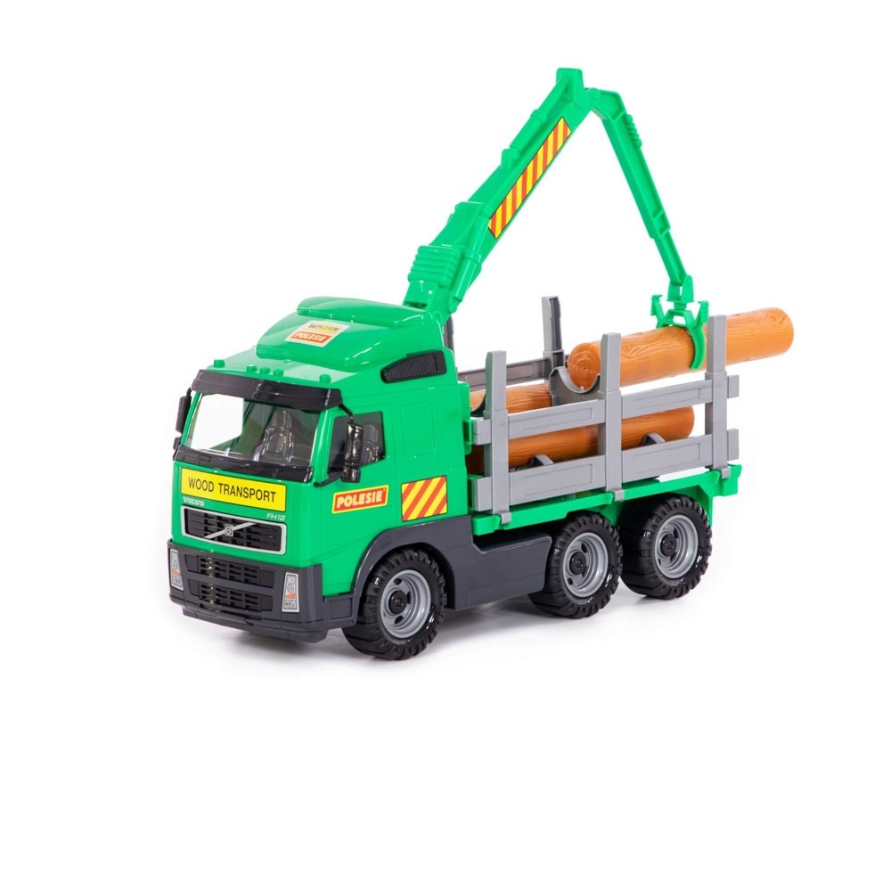 Camion cu lemne - Volvo PowerTruck, 45x19x25 cm, Wader 58331 105.042017